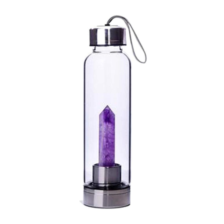 500ML Crystal Healing Bottle - CRYSTALS ONLY