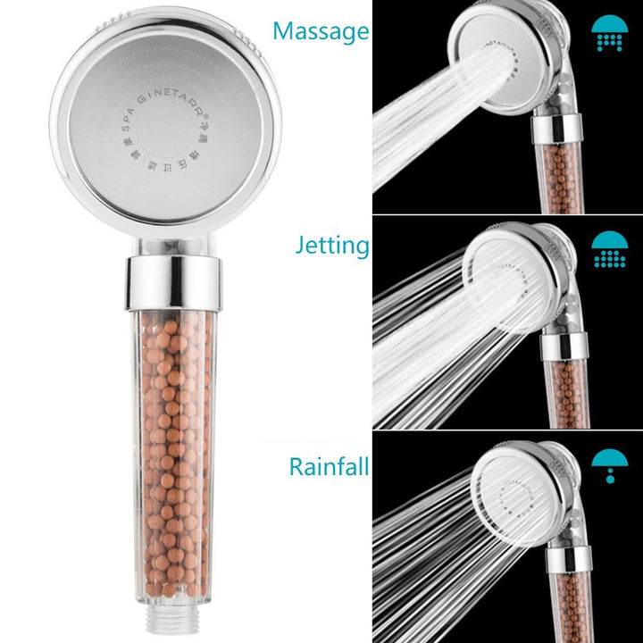 Stone Filled Adjustable Jetting Shower Head