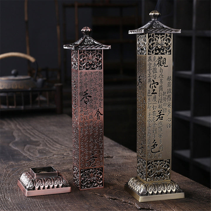 Antique Vertical Incense Stick Censer Indoor Ceremony Buddha Incense