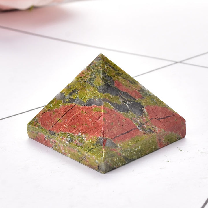 Natural Crystal Pyramid Healing Stone